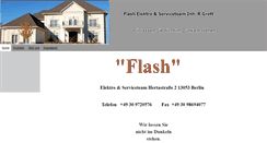 Desktop Screenshot of flashelektro.de